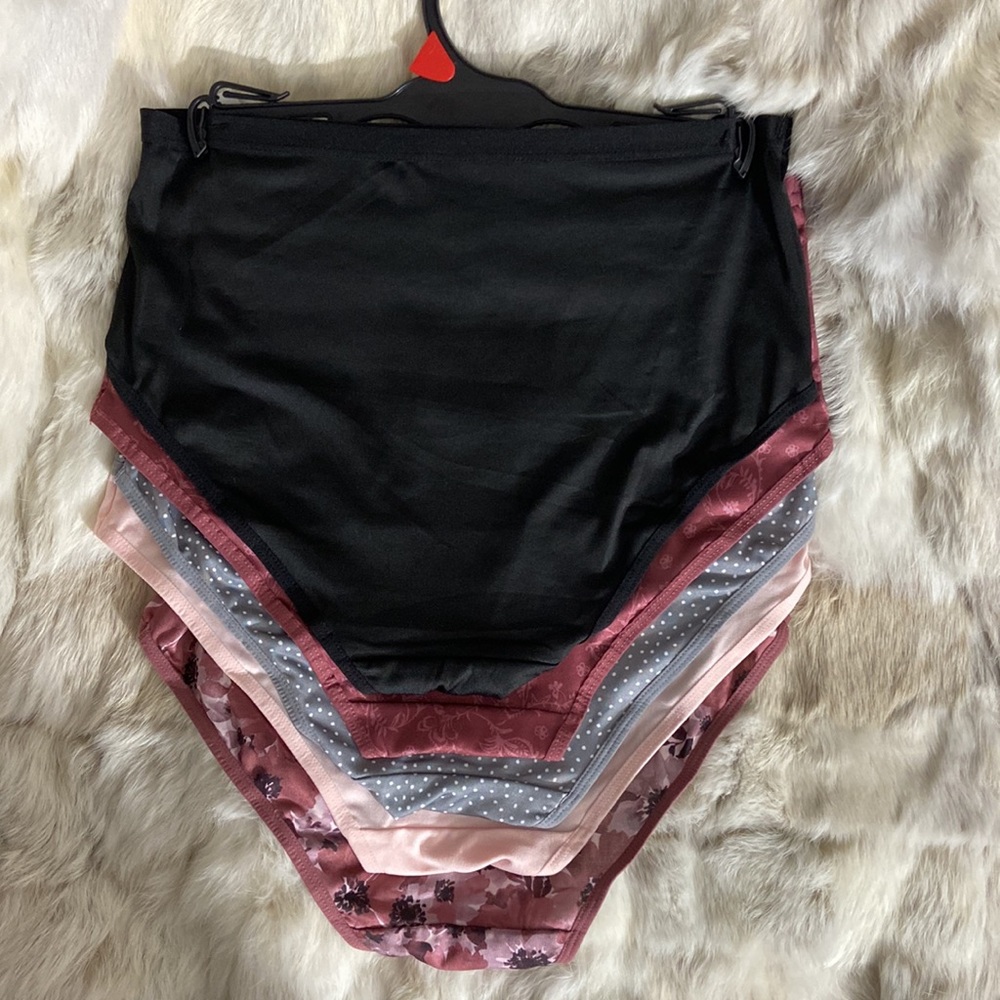 TAHARI 5 Pack Apple Butter Collection Panties Medium